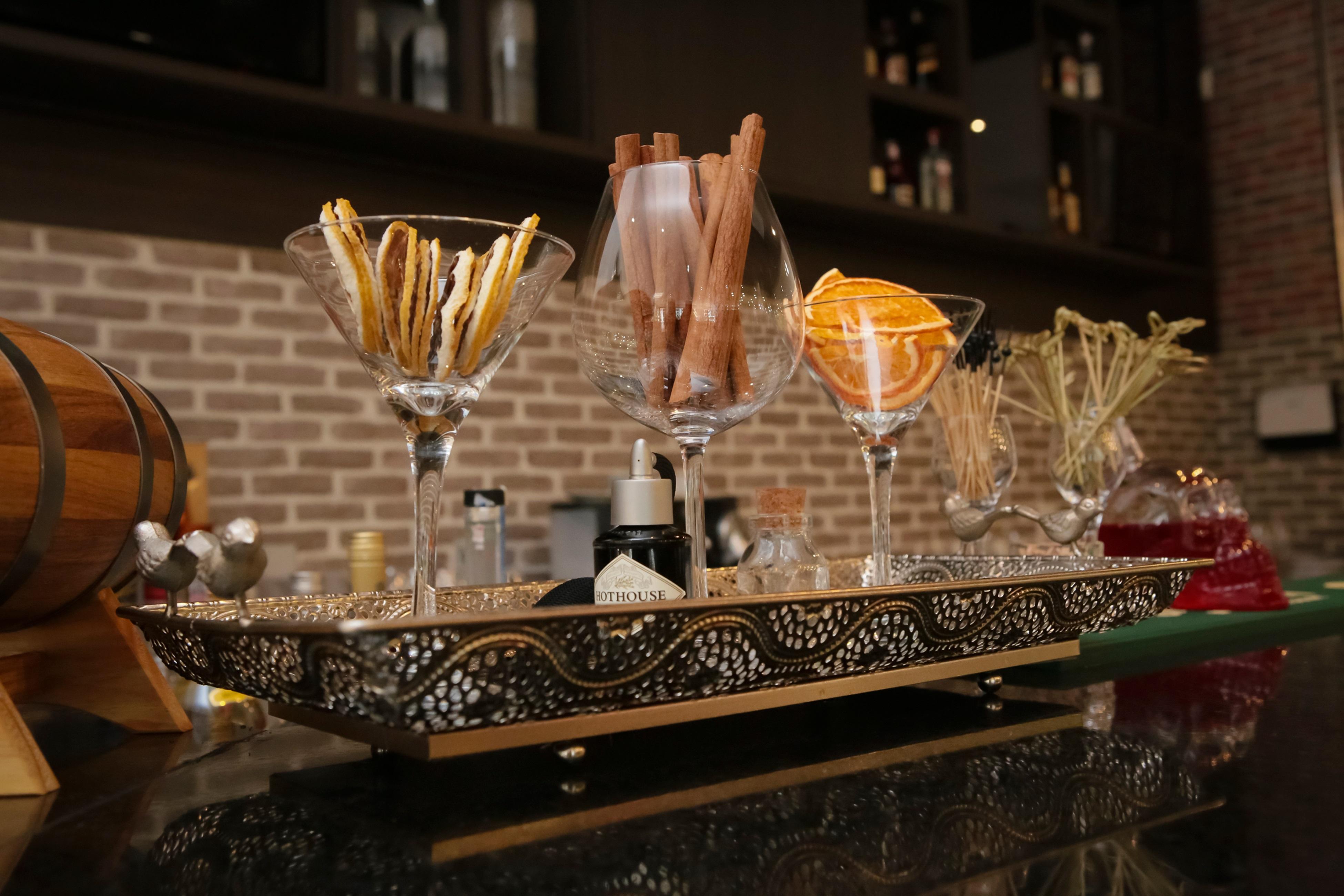 里贝朗普雷图爵怡温德姆酒店 里贝朗普雷托 外观 照片 A tray of garnishes