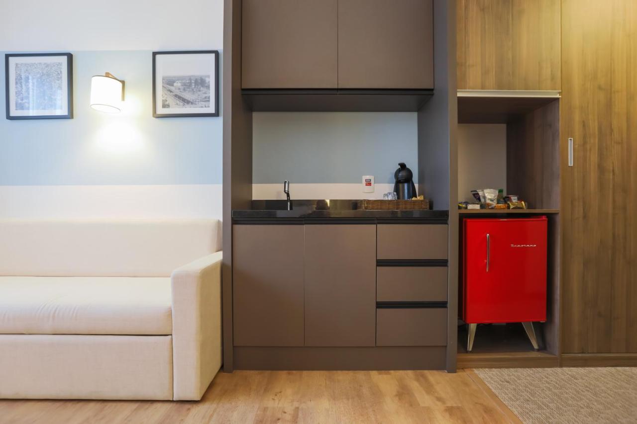 里贝朗普雷图爵怡温德姆酒店 里贝朗普雷托 外观 照片 A kitchenette in a hotel room