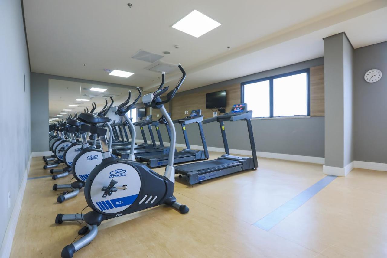 里贝朗普雷图爵怡温德姆酒店 里贝朗普雷托 外观 照片 The gym at the hotel